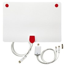 TV안테나 실내안테나 uhd안테나 공중파안테나 tv 안테나 실내 디지털 hd tv, 하얀