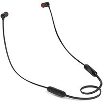 블랙 색상의 JBL Tune110BT 인이어 Bluetooth 헤드폰 - 통합 마이크가 있는 무선 이어폰 - 단 한 번의 배터리 충전으로 최대 6시간 음악 스트리밍-34786, 검은색