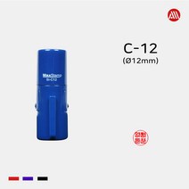 쿠폰도장 칭찬도장 개인도장 맥스자동스탬프 C12-12mm, 청보라