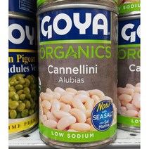 Goya Organics Cannellini Alubias 고야 카넬리니 알루비아스 15.5oz(439g) 6팩, .개