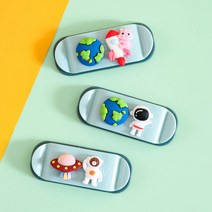 city sky 케이블 정리 홀더 1set, 블루 1set, 1개
