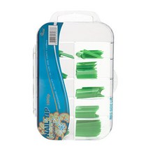 100팁 칼라팁 C커브팁 네일팁 학원 네일샵 셀프네일, [C커브/라이트그린]1통