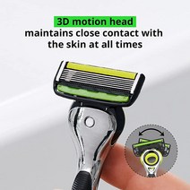 Dorco Pace 6 Pro 3D 모션 면도기 시스템 - 핸들 1개 + 카트리지 9개 세트127499