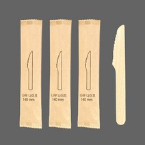 [소행섬] 피크닉 우드 나이프 140 (개별), 100ea