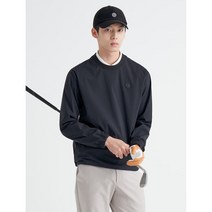 [빈폴골프] 남성 블랙 라운드넥 아노락 BJ2841B085