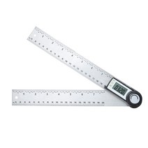디지털 휴대용 전자 각도기 측정기 각도자 0-200mm 각도 고정밀 각도 눈금자 스테인레스 스틸 abs lcd 디스플레이 목공 측정 눈금자, CHINA, 1개