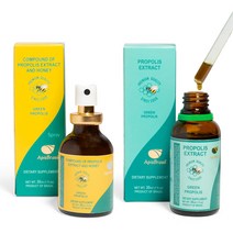 아피스브라질 그린프로폴리스 스포이드형 원액 30ml+스프레이 30ml (1+1), 1세트