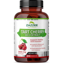 미국 재지 타트체리 추출물 3000mg 200캡슐 Zazzee Tart Cherry 타르트체리 고함량