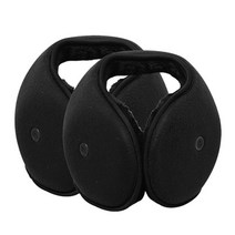 방한 귀덮개 겨울 방한용 왕 귀마개 오토바이 자전거 등산 귀도리 남자 여자 골프 귀마개, 블랙