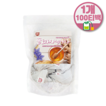 꿀도라지 생강차 목에 좋은차 티백 건생강 건도라지 사포닌차 환절기 건강차, 1개*100티백*삼각티백