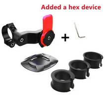 배달대행거치대 핸드폰 자전거 자석 산악 폰 홀더 오토바이 핸들 바 마운트 크래들 조정 가능한 360 ° 회전 가능한 스마트 폰 브래킷, 16진수 추가