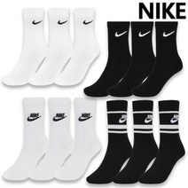 나이키 양말 에브리데이 스우시 쿠션 크루삭스 3개입 8종 택1, 02_SX4508-101:M(240-260)