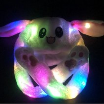 MS 움직이는귀 귀쫑긋 토끼귀 동물모자 인싸템 귀달이모자 화이트