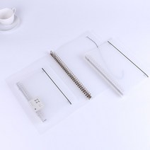 와우샵 반투명 20공 26공 다이어리 커버, 1.반투명 다이어리 커버 20공 A5