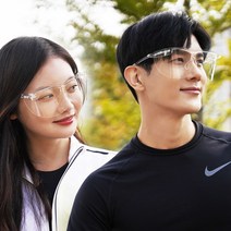 에스뷰 스포츠쉴드 자외선차단 선글라스 오버사이즈 페이스 남자 여자 공용, 투명