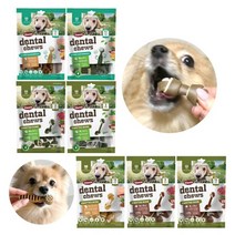 BUyuS구강관리전용 다양한 강아지간식 나츄라노리쉬 없는 모양 맛과 첨가물이 덴탈츄굿딜 브이숍, 비프맛 나티드본5입