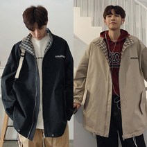 롱점퍼 봄 항공자켓 아우터 남자 봄버점퍼 블루종