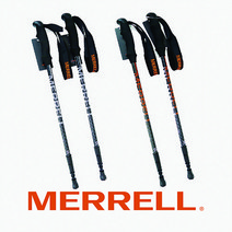 머렐 정품 두랄루민 등산스틱 지티 3단스틱 2개 한세트+케이스(무료배송.4시전 당일출고), 3단블랙오랜지