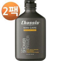 Chassis 채시 5 in 1 샤워 프라이머 맨 딥 클렌징 워시 281ml, 2팩