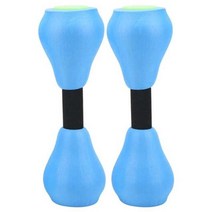 근육 무게 조절 우레탄 조립식 파워 헤머 덤벨 육각 스트렝스 조립 랙 거치대 크롬 헬스장 홈트 고무 바벨 아령 가정용eva 실내 해변용 실내 수영장용 경량 및 방수 수영 16, 푸른