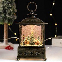 크리스마스 와이드 오르골 워터볼 선물 가랜더 조명 LED 크리스마스 장식 소품 선물 산타 인테리어 트리 무드등, 산타클로스