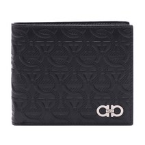 [유니코] [페라가모] 23SS 남성 간치니 트래블 엠보스드 반지갑 (66099775360023S)