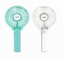 휴대용 미니 손 선풍기 핸디형 USB충전용 접이식 예쁜 캠핑 여행 선물 추천, 화이트, HV-4803
