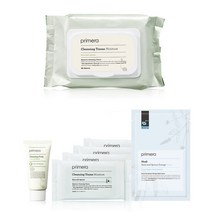 프리메라 [2월] 모이스처 클렌징 티슈 60매 세트, 단품, 단품