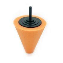 우레탄 압축 고탄성 마블 스펀지 전기 드릴에 사용되는 자동 휠 연마 스폰지 버니싱 볼 연마 콘 자동차 허브 버핑 스폰지, 큰