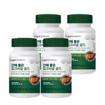 [일동생활건강] 간에 좋은 밀크씨슬 골드 90정 x 4병 총 12개월분 간건강 실리마린 함유, 단일속성