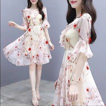 어울림 샤랄라 쉬폰 롱 원피스 76