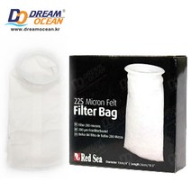 RedSea (마이크론 필터 백) 활성탄 여과재 제올라이트 카본 미디어 담는 미세 여과망, 1개