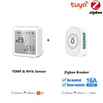 ZigBee TUYA WIFI 무선 온도 및 습도 센서 전자 건식 습식 온도계 지능형 디지털 디스플레이 룸, zigbee set