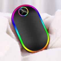 전자핫팩 휴대용 충전식 손난로 7800mHa, 레드
