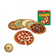 유치원 크기 학습 조각 피자나누기 분수퍼즐 교육자료 수놀이 수교구 교구