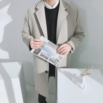 블라 울 싱글 하프 코트