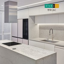 현대엘앤씨 칸스톤 주방상판 리모델링 엔지니어드 스톤 싱크대 상판 교체, 상담신청, 실측비(방문 실측 전 취소시 환불가능),