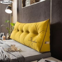 침대 등받이 삼각 쿠션FORMTHEO-큰 긴 웨지 베개 장식 홈 침대 머리판 등 쿠션 싱글 더블, 02 as picture_05 150x50x20cm