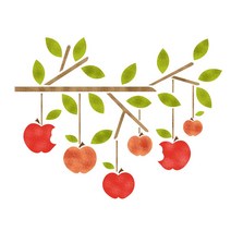 대문닷컴 [대문닷컴]스텐실도안(ST-3194)(ST-6058)사과가지