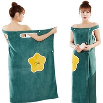 패타리지 입는타월원피스 샤워가운, 입는타월원피스(핑크)_80cm, 1개