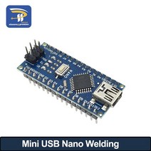 미니 나노 3.0 컨트롤러 호환 Arduino ATmega328P CH340G 5V 16M CH340 B 드이버 케이블 포함 V3.0, [02] Welding