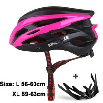 여성 자전거 헬멧 핑크 매트 사이클링 인 몰드 Casco Bicicleta hombre MTB 스포츠 보호 CE Ciclismo, XL, D-872-rose pink