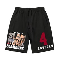 슬램덩크 반바지 오부바지 북산 강백호 채치수 서태웅 송태섭 정대만, 블랙 채치수, M