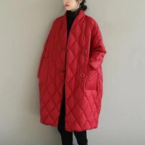 경량 패딩 코트 겨울 루즈핏 기모 하프 패딩 빅사이즈 여성복