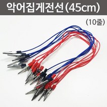 악어 집게전선 빨강5P 파랑5P 전기 실험 과학 방과후 수업 관찰 교재 재료 학습 탐구 실습 원리