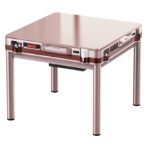 중국마작기계 무음 접이식 난방 전동마작기, 회색