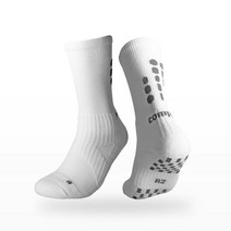 컴포트 스타디아X 논슬립 테이핑 미끄럼방지 스포츠양말 화이트, R2(250-270)