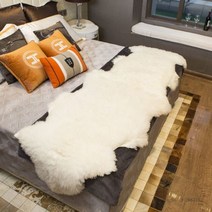페이크퍼원단 극세사 천 수입 전체 양 모피 쿠션 순수 양모 담요 침대 옆 패브릭 트림 여성용 벨트 인조 흰색 공예 진짜 가방198136, 사이즈 65cm 180cm