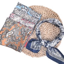 페이즐리 쁘띠스카프 미니 사각 스카프 명품 가방손잡이