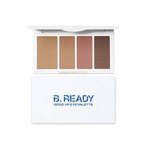 비레디 무드업 음영 아이 팔레트 포 히어로즈 7g, Bagel Boy + Swan Beige + Brave Brick + Muscle Brown, 1개
